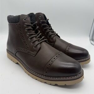 BRAND NEW Sonoma Goods For Life® Reddan Men's Brown Casual Boots Size 10